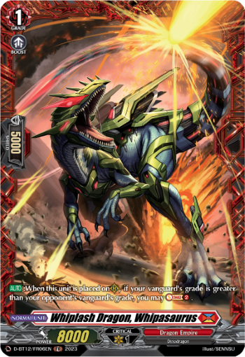 Whiplash Dragon, Whipasaurus (FR) - D-BT12/FR06EN