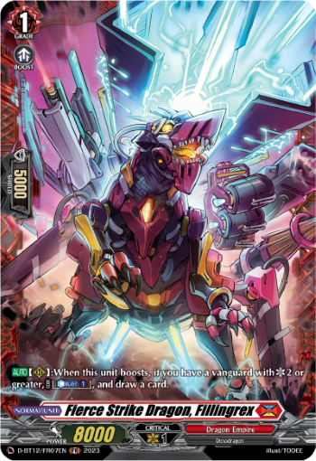 Fierce Strike Dragon, Fillingrex (FR) - D-BT12/FR07EN