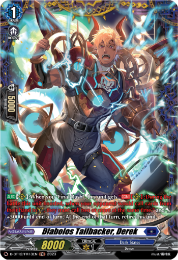 Diabolos Tailbacker, Derek (FR) - D-BT12/FR13EN
