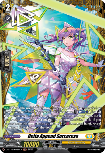 Delta Append Sorceress (FR) - D-BT12/FR26EN