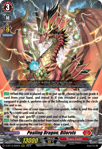 Pealing Dragon, Bliorvis - D-BT13/002EN