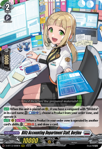 Blitz Accounting Department Staff, Berjina - D-BT13/009EN