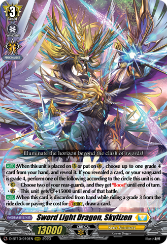 Sword Light Dragon, Skylizen - D-BT13/010EN