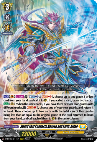 Sword That Connects Heaven and Earth, Alden - D-BT13/011EN
