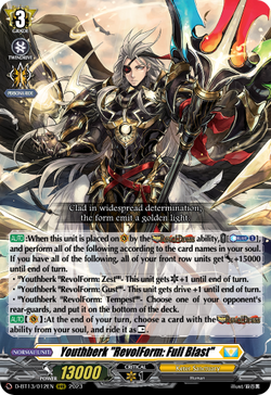 Youthberk "RevolForm: Full Blast" - D-BT13/012EN