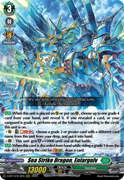 Sea Strike Dragon, Enlargulv - D-BT13/013EN