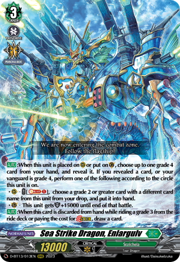 Sea Strike Dragon, Enlargulv - D-BT13/013EN