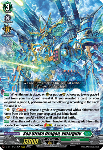 Sea Strike Dragon, Enlargulv - D-BT13/013EN