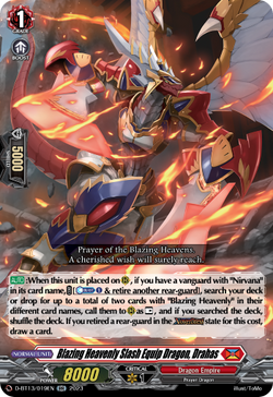 Blazing Heavenly Slash Equip Dragon, Drahas - D-BT13/019EN