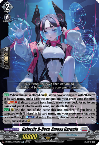 Galactic B-Hero, Amass Darngia - D-BT13/025EN