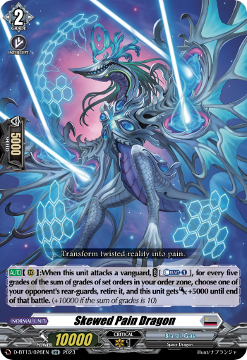 Skewed Pain Dragon - D-BT13/026EN