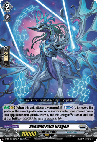 Skewed Pain Dragon - D-BT13/026EN