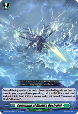 Command of Death's Restraint - D-BT13/036EN