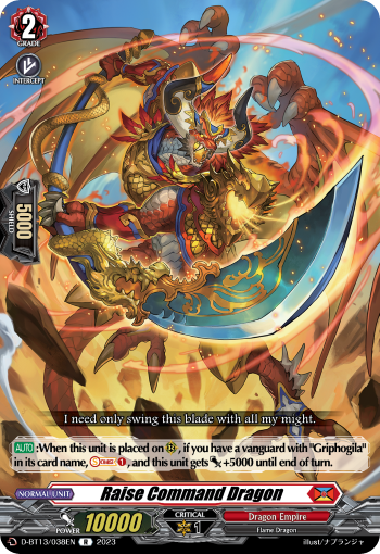 Raise Command Dragon - D-BT13/038EN