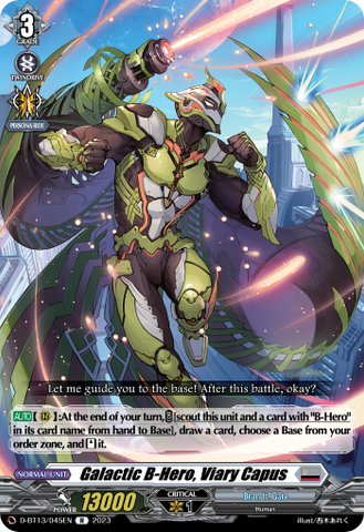 Galactic B-Hero, Viary Capus - D-BT13/045EN