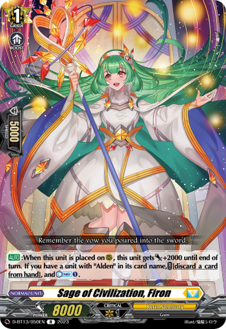 Sage of Civilization, Firon - D-BT13/050EN