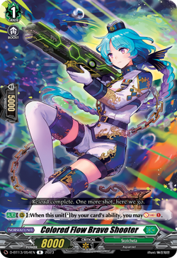 Colored Flow Brave Shooter - D-BT13/054EN