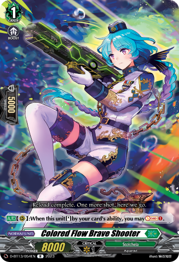 Colored Flow Brave Shooter - D-BT13/054EN
