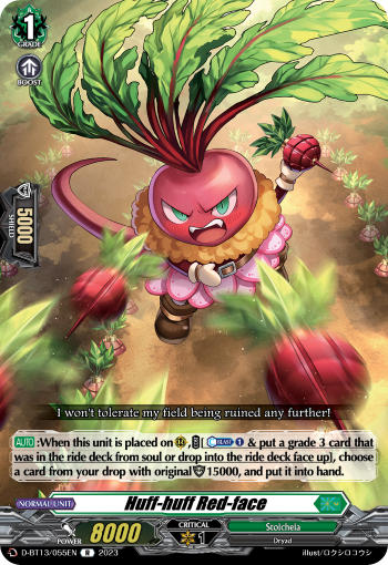 Huff-huff Red-face - D-BT13/055EN