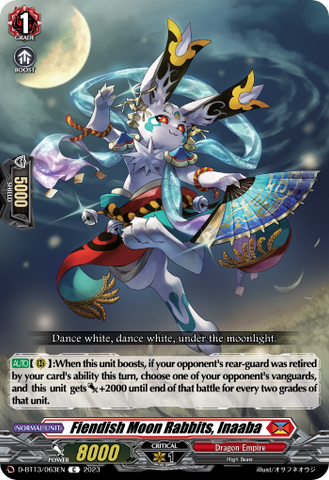 Fiendish Moon Rabbits, Inaaba - D-BT13/063EN