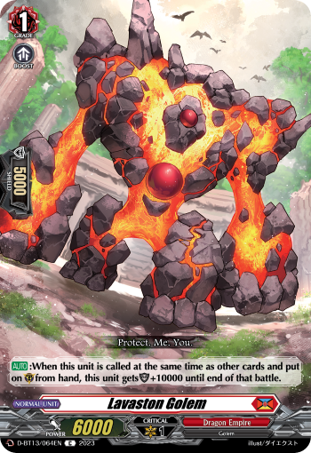 Lavaston Golem - D-BT13/064EN