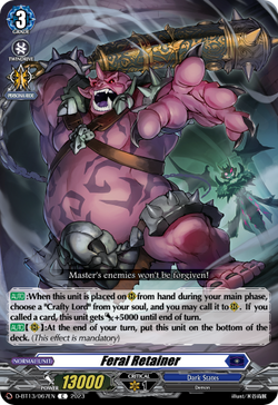 Feral Retainer - D-BT13/067EN