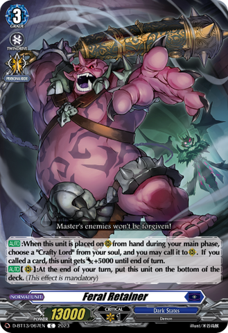 Feral Retainer - D-BT13/067EN