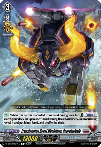 Transforming Beast Machinery, Reprobufaalo - D-BT13/074EN