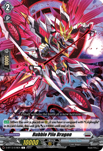 Rubble Pile Dragon - D-BT13/078EN
