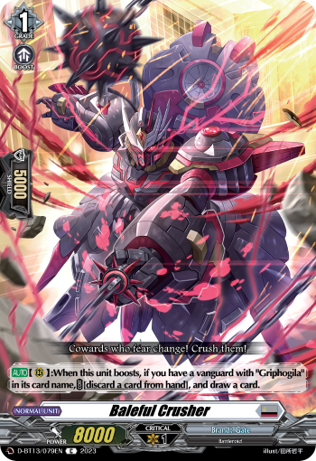 Baleful Crusher - D-BT13/079EN