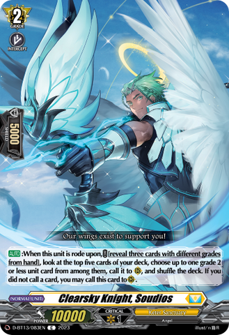 Clearsky Knight, Soudios - D-BT13/083EN