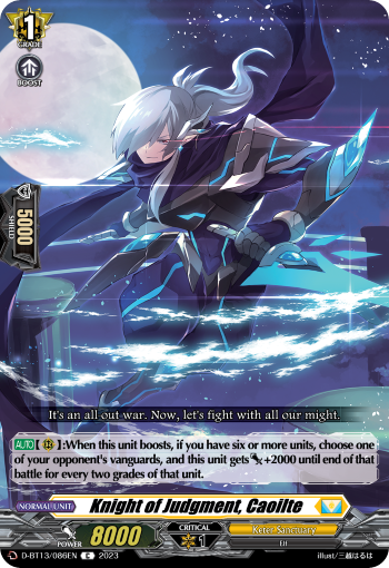 Knight of Judgment, Caoilte - D-BT13/086EN