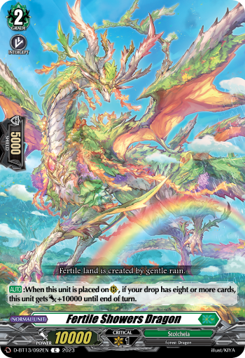 Fertile Showers Dragon - D-BT13/092EN