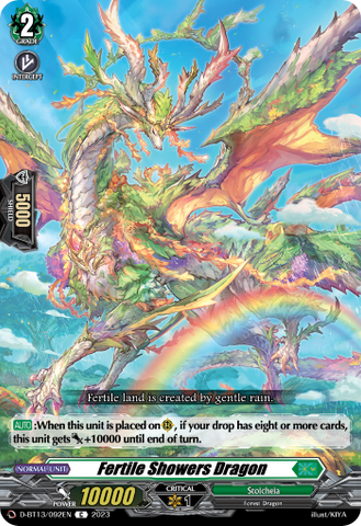 Fertile Showers Dragon - D-BT13/092EN