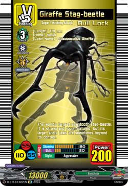 Giraffe Stag-beetle - D-BT13/EX02EN