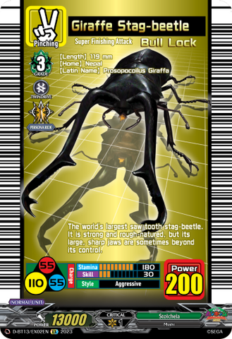 Giraffe Stag-beetle - D-BT13/EX02EN