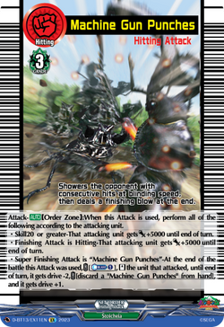 Machine Gun Punches - D-BT13/EX11EN