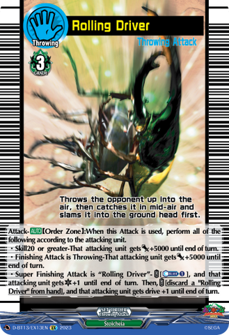 Rolling Driver - D-BT13/EX13EN