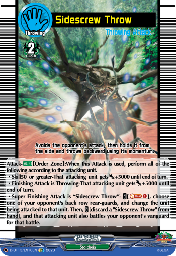 Sidescrew Throw - D-BT13/EX16EN