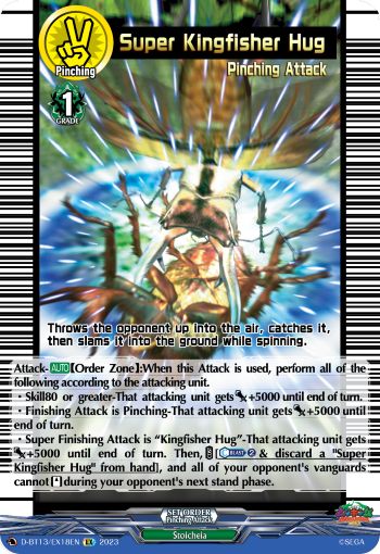 Super Kingfisher Hug - D-BT13/EX18EN