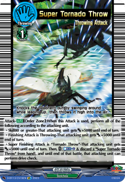 Super Tornado Throw - D-BT13/EX19EN