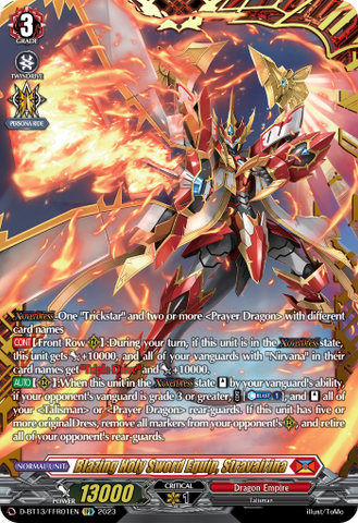 Blazing Holy Sword Equip, Stravairina (FFR) - D-BT13/FRR01EN