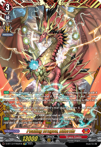 Pealing Dragon, Bliorvis (FFR) - D-BT13/FRR02EN