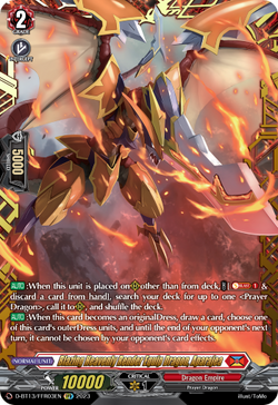 Blazing Heavenly Render Equip Dragon, Aparajea (FFR) - D-BT13/FRR03EN