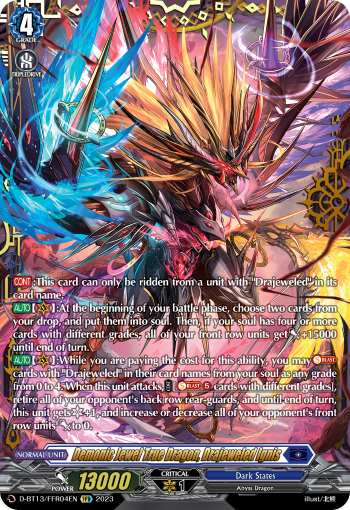 Demonic Jewel True Dragon, Drajeweled Ignis (FFR) - D-BT13/FRR04EN