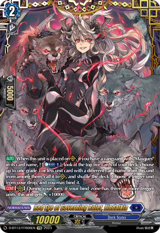 Red Eye of Governing Ruler, Lindalkia (FFR) - D-BT13/FRR06EN