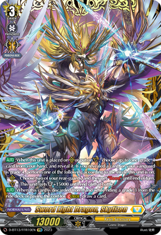 Sword Light Dragon, Skylizen (FFR) - D-BT13/FRR10EN