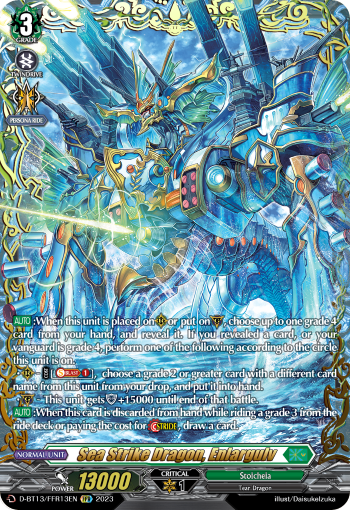 Sea Strike Dragon, Enlargulv (FFR) - D-BT13/FRR13EN