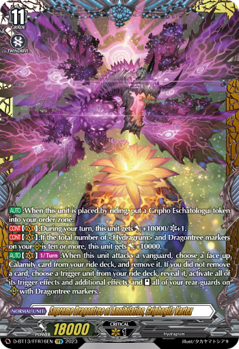 Supreme Dragontree of Annihilation, Griphogila Vartex (FFR) - D-BT13/FRR16EN