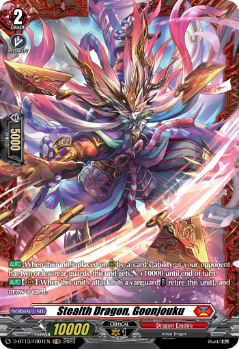 Stealth Dragon, Goonjouku (FR) - D-BT13/FR01EN